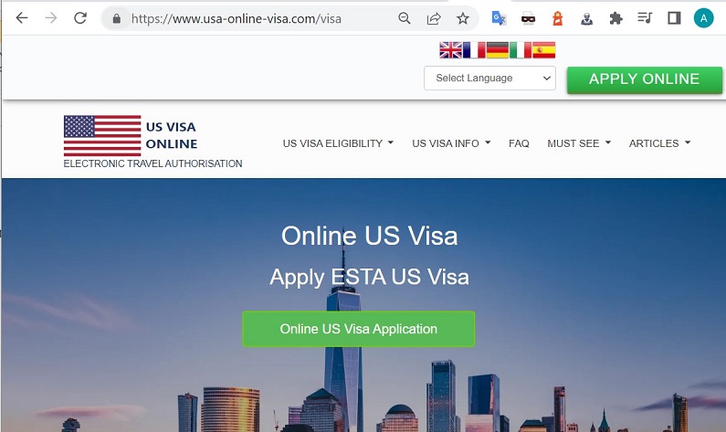 USA  Official United States Government Immigration Visa Application Online FROM AZERBAIJAN - ABŞ Hökuməti Viza Müraciəti Onlayn - ESTA USA